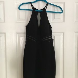 Dillard’s black mini dress